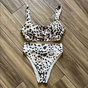 Aerie Leopard Print Bikini